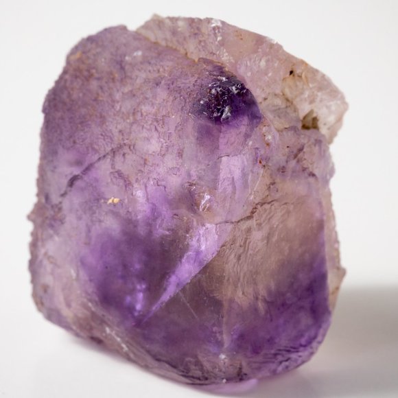 Unique form of translucent Illinois fluorite cube natural specimen - Picture 7 of 11